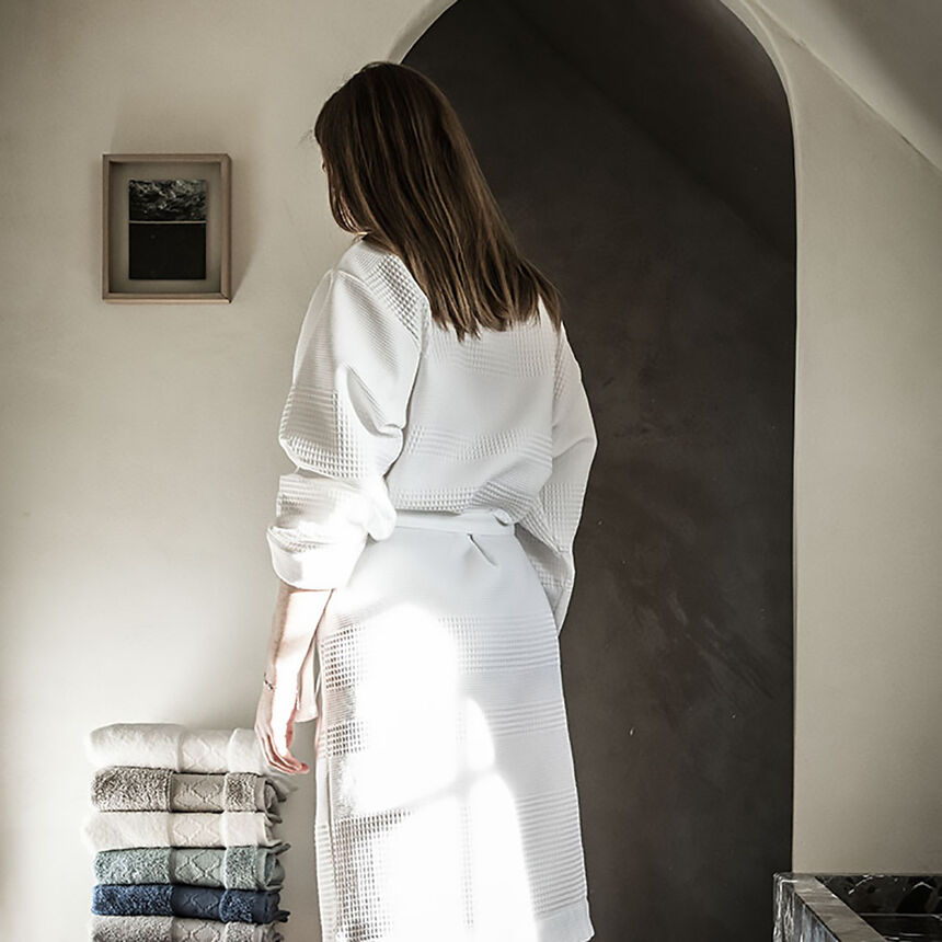 Bademantel Volupt&eacute; Blanc Small baumwolle, , hi-res image number 3